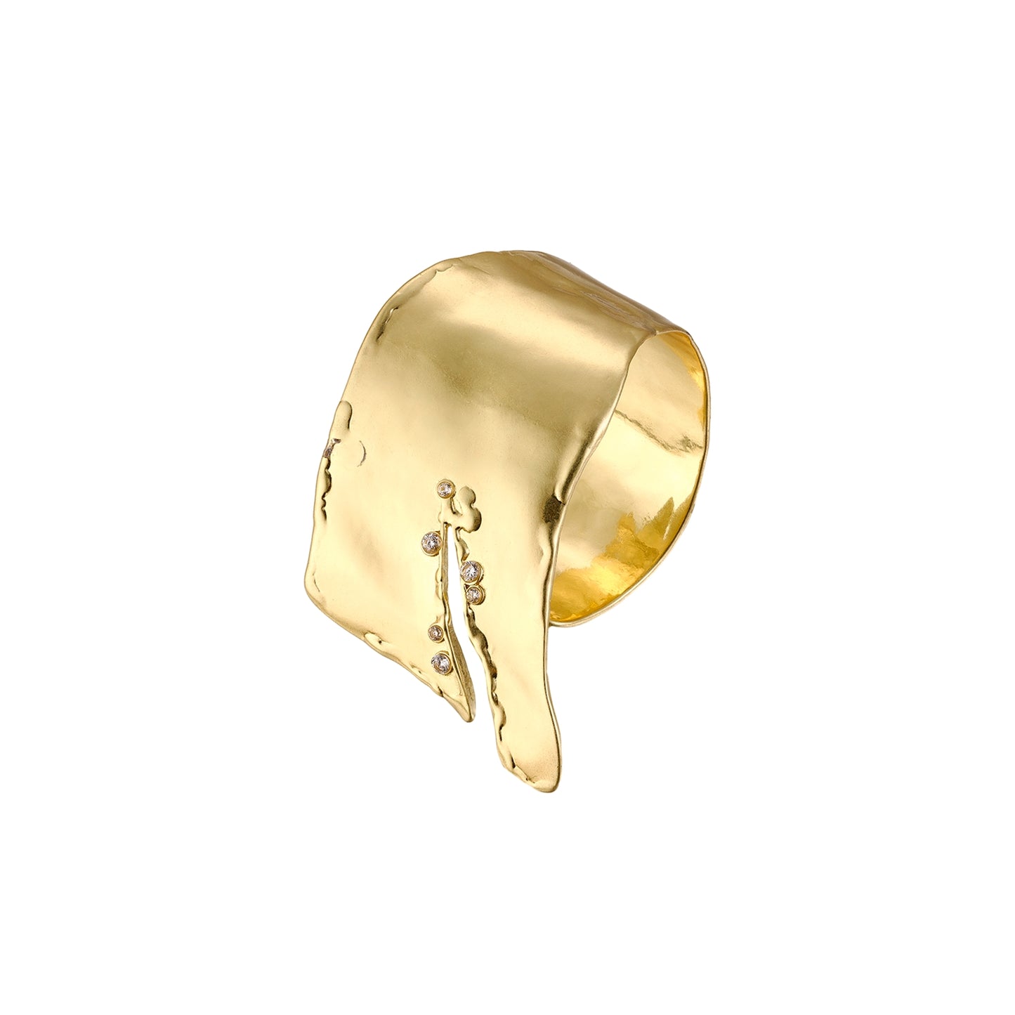 Wabi-Sabi Wanderer Statement Cuff Bracelet