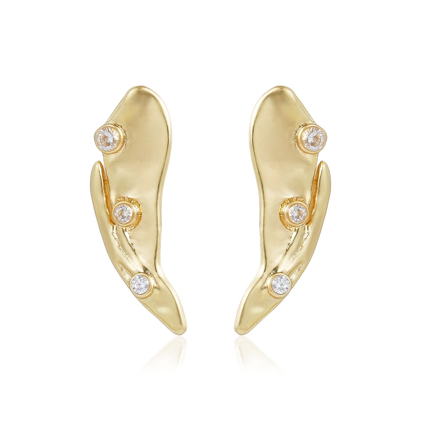 Angel Wings Stud Earrings