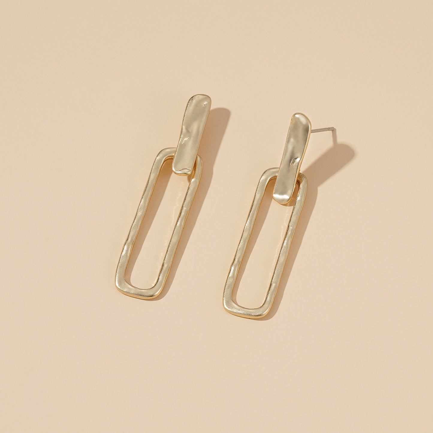 Sleek Loop Drops Earrings