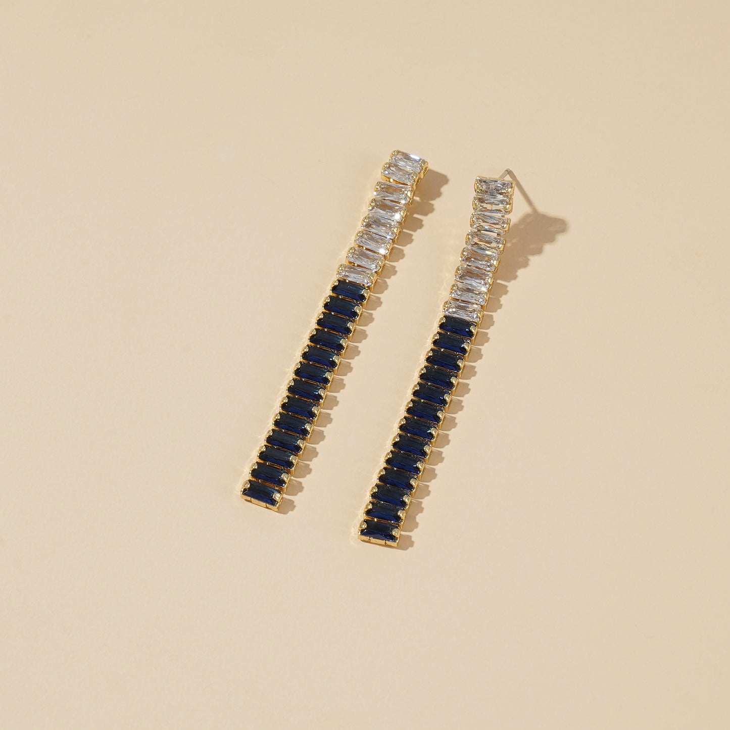 Crystal Beam Earrings