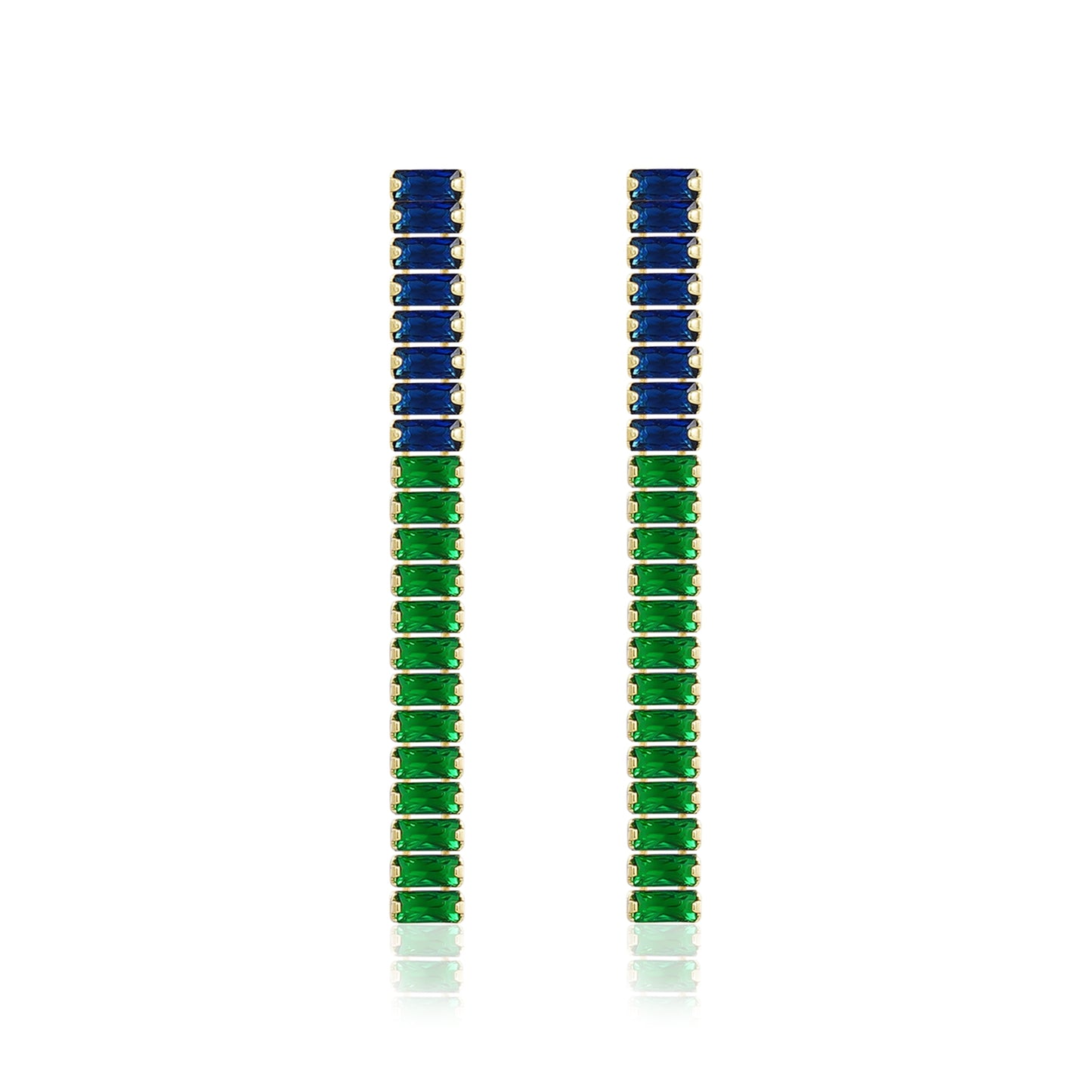 Crystal Beam Earrings