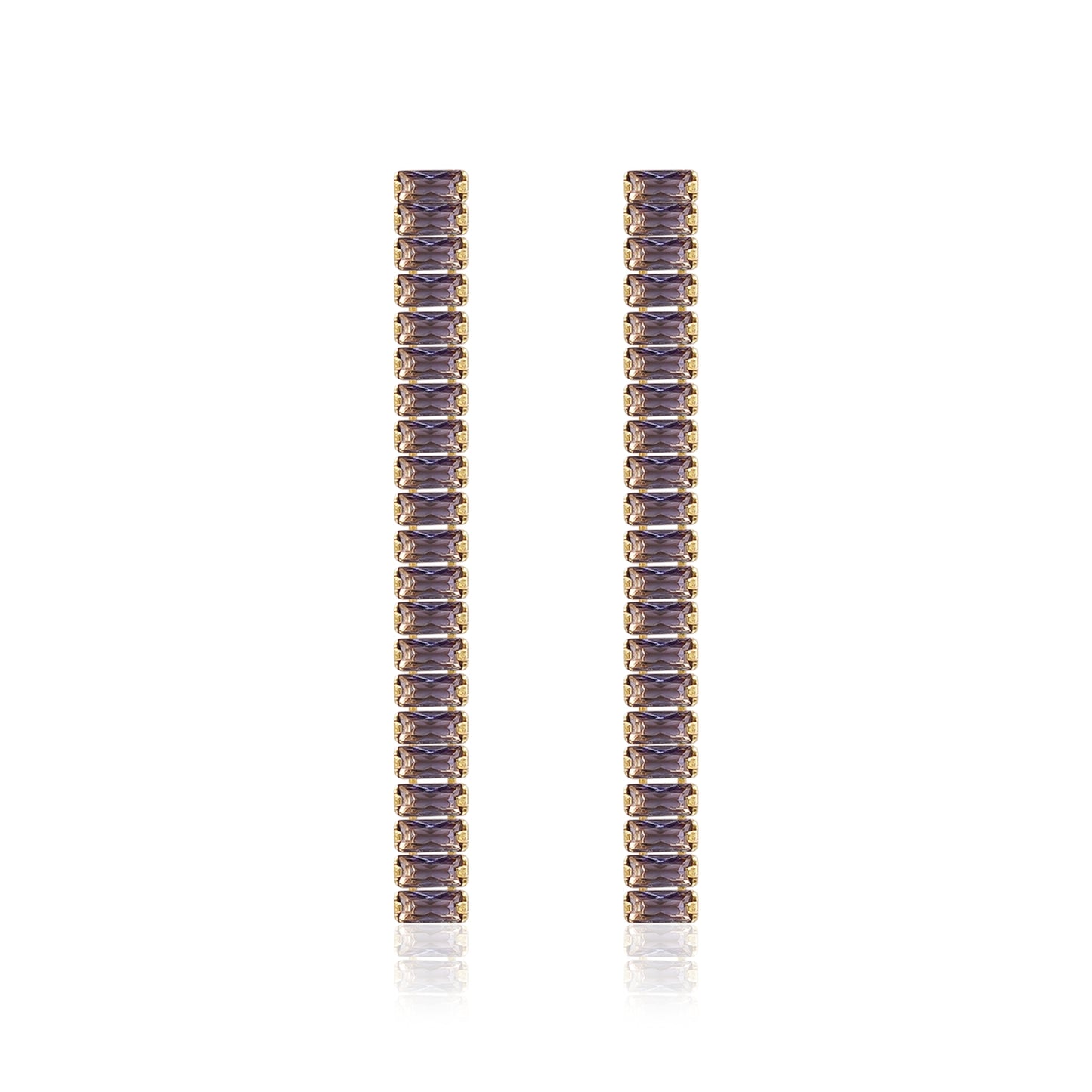 Crystal Beam Earrings