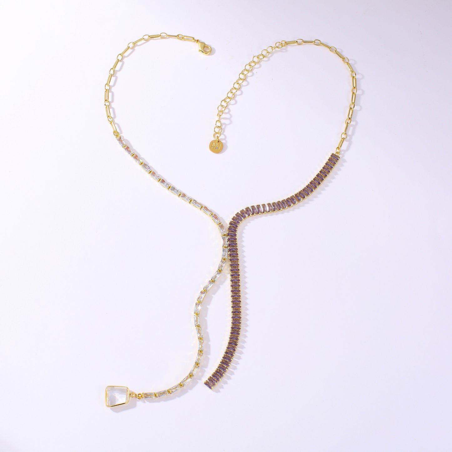 Golden Hour Lariat Necklace