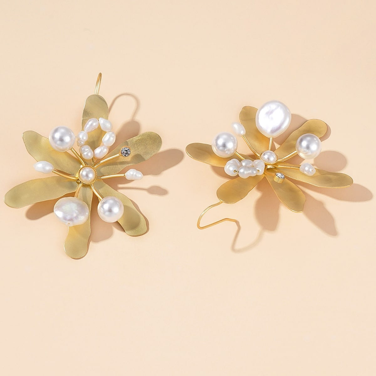 Blossom Pearl Drops Flower Earring