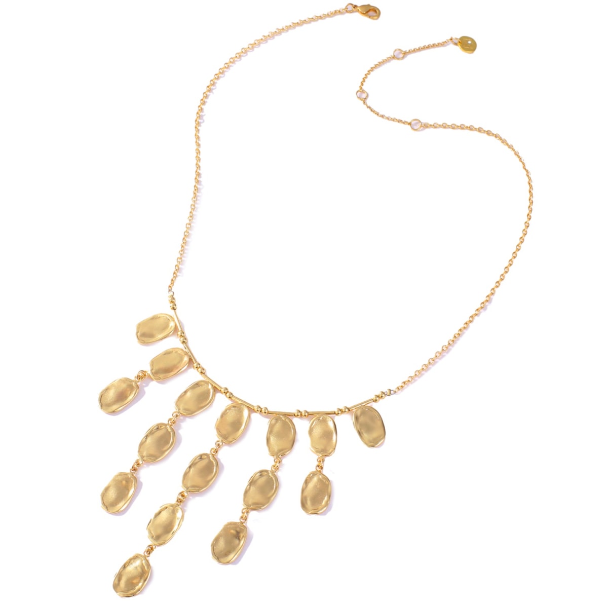 Gilded Waterfall Necklace