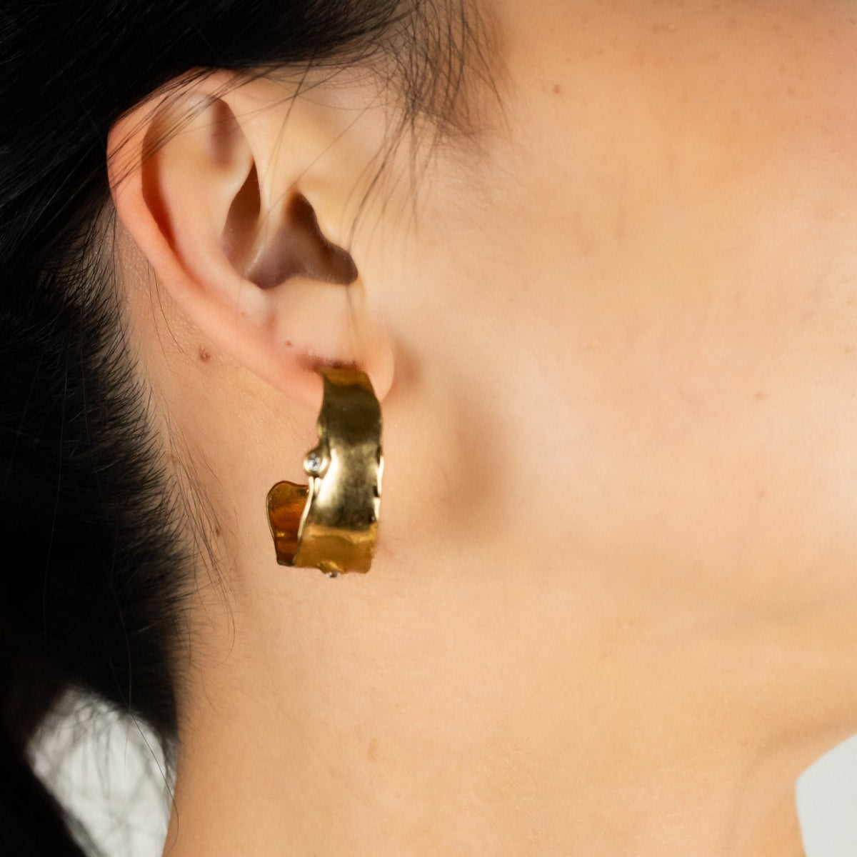 Nature's Elegance Hoop Earrings