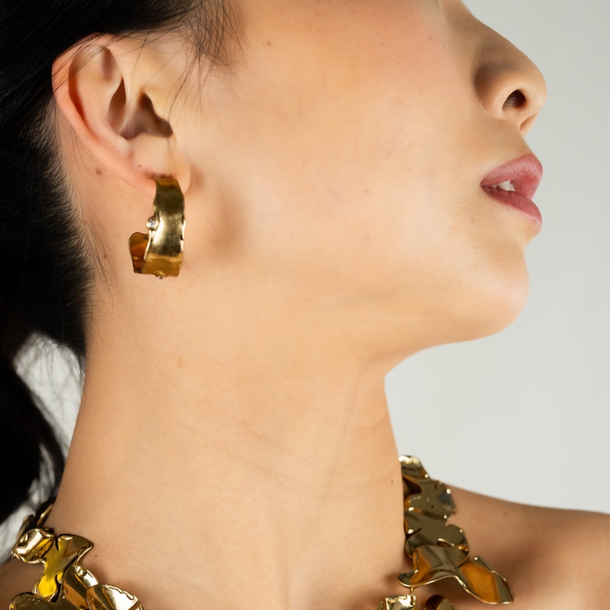 Nature's Elegance Hoop Earrings