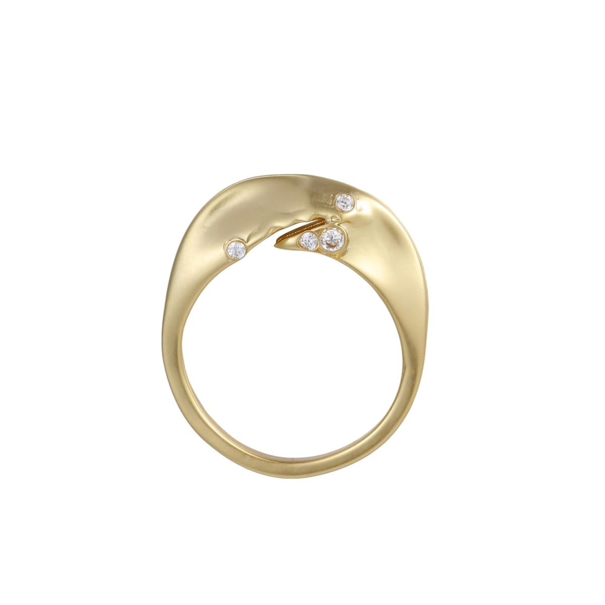 Organic Sparkle Stack Rings