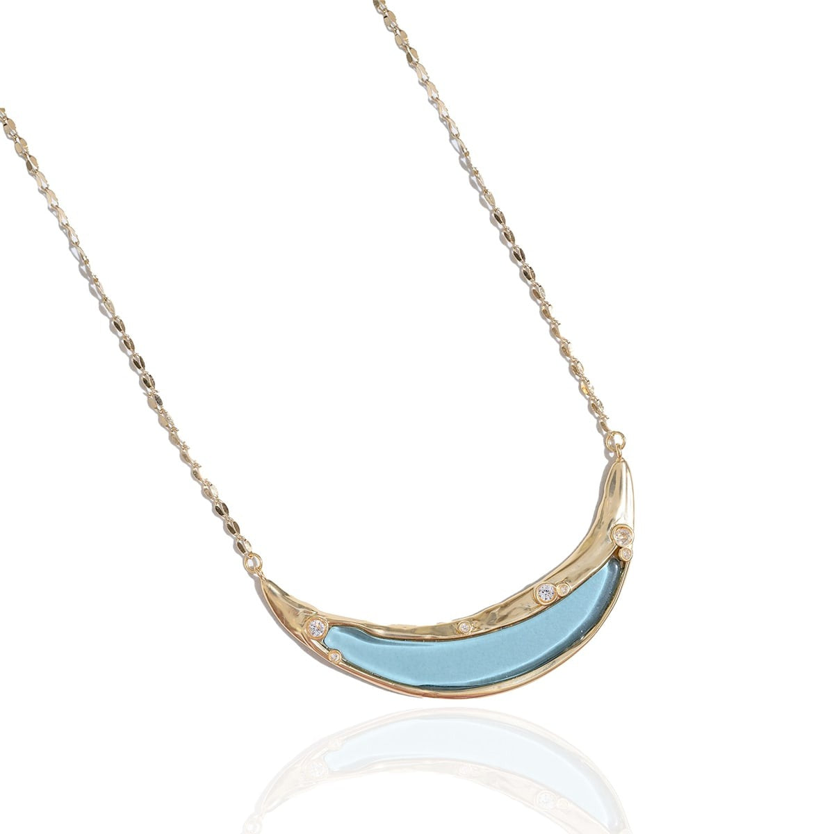Sparkles Curved Bar Pendant