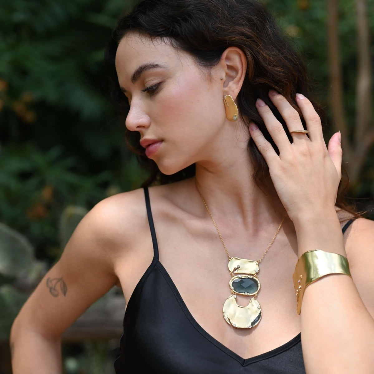 Wabi-Sabi Wanderer Statement Cuff Bracelet