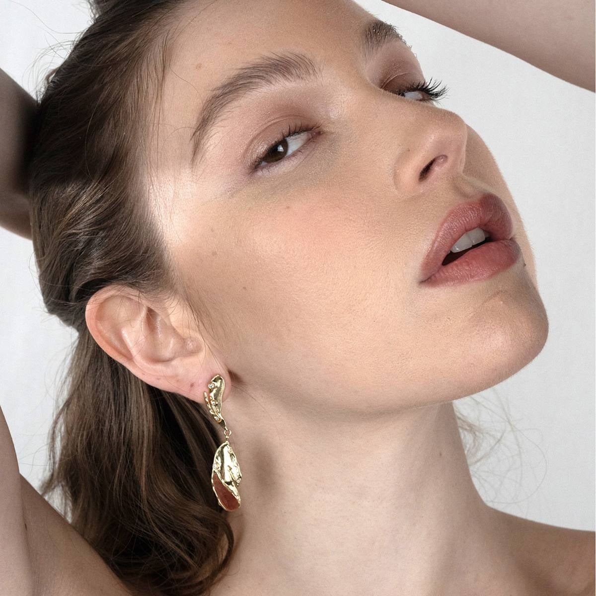 Wave Drop Earrings