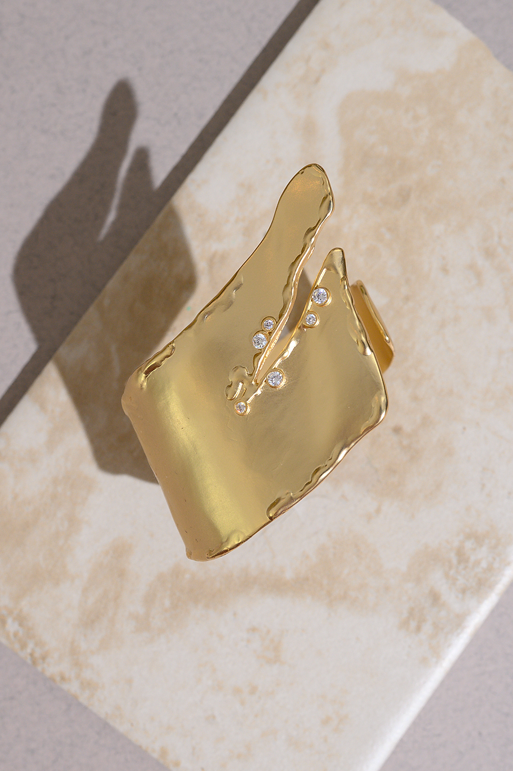 Wabi-Sabi Wanderer Statement Cuff Bracelet