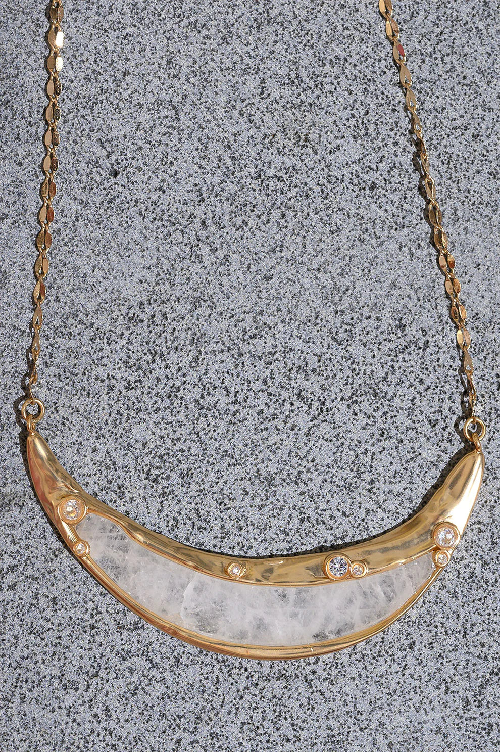 Sparkles Curved Bar Pendant