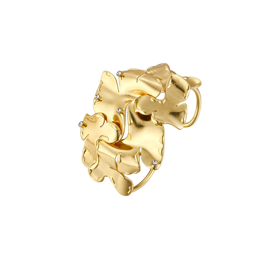 Golden Whirlwind Cuff