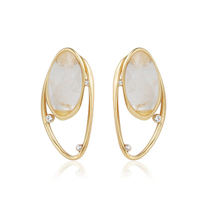 Double Style Gem Earrings