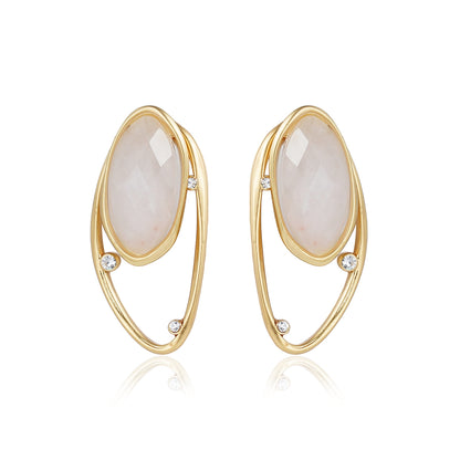 Double Style Gem Earrings
