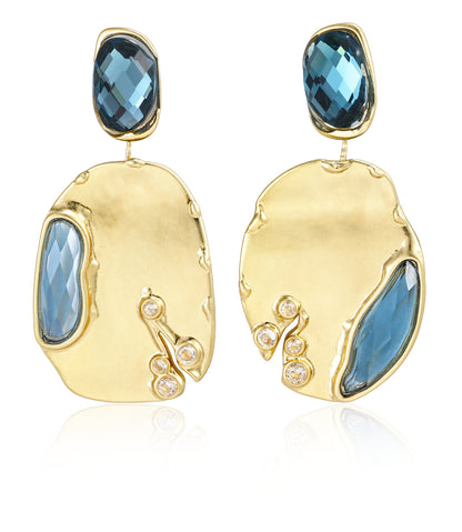 Cascade Gemstone Earring