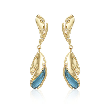 Wave Drop Earrings