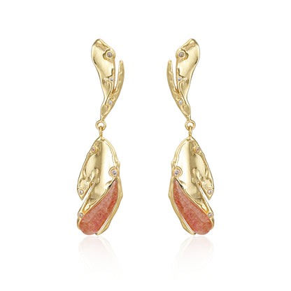 Wave Drop Earrings