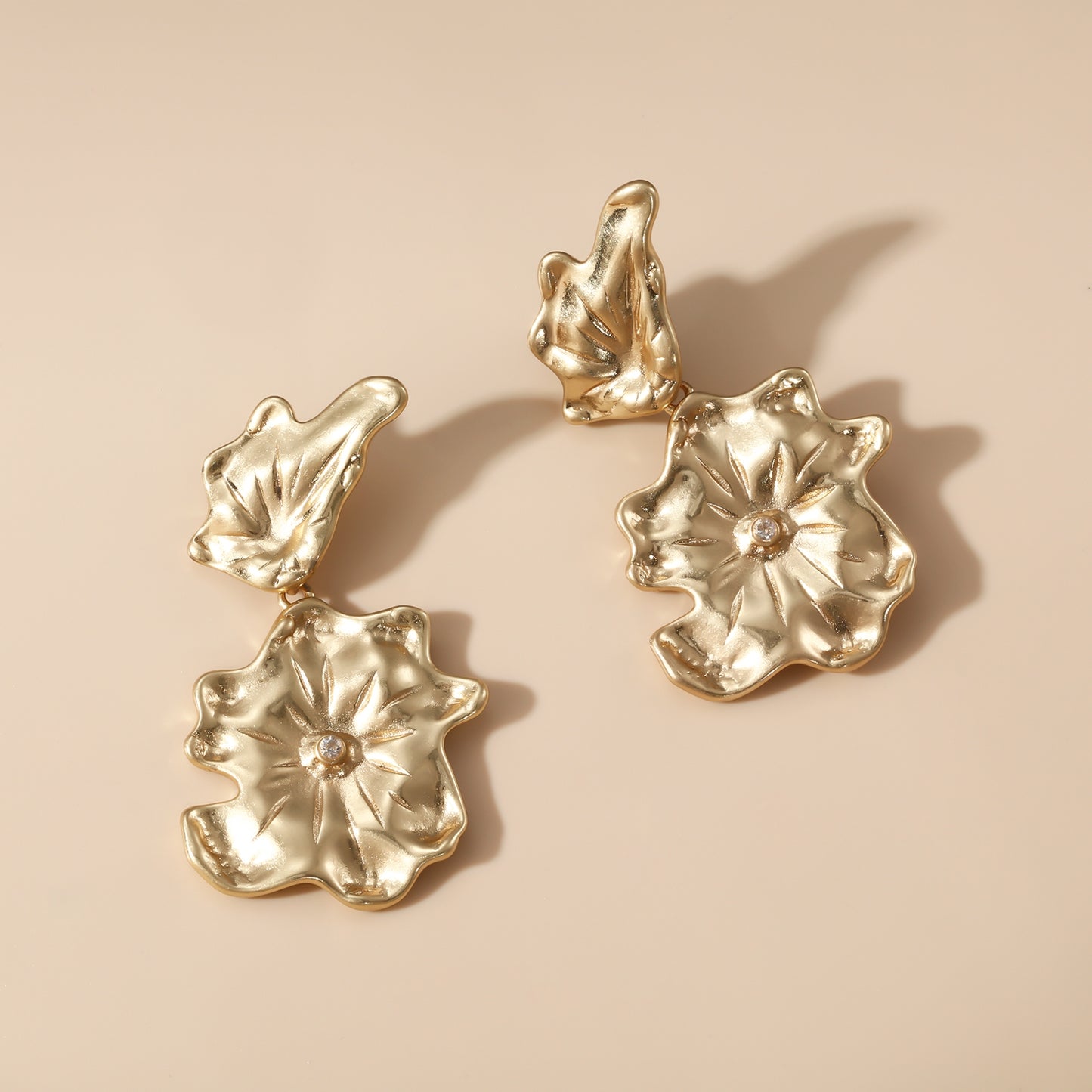Golden Flora Earrings