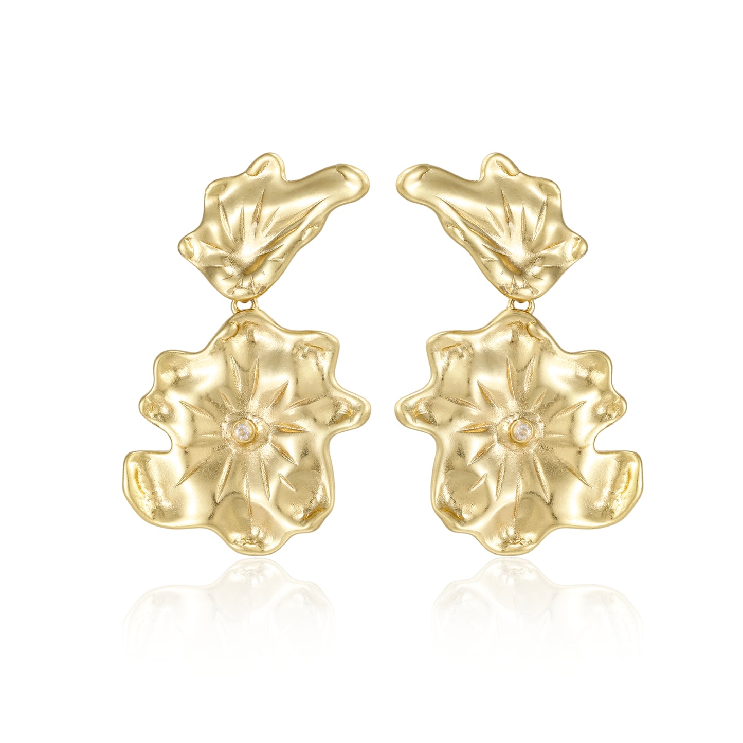 Golden Flora Earrings