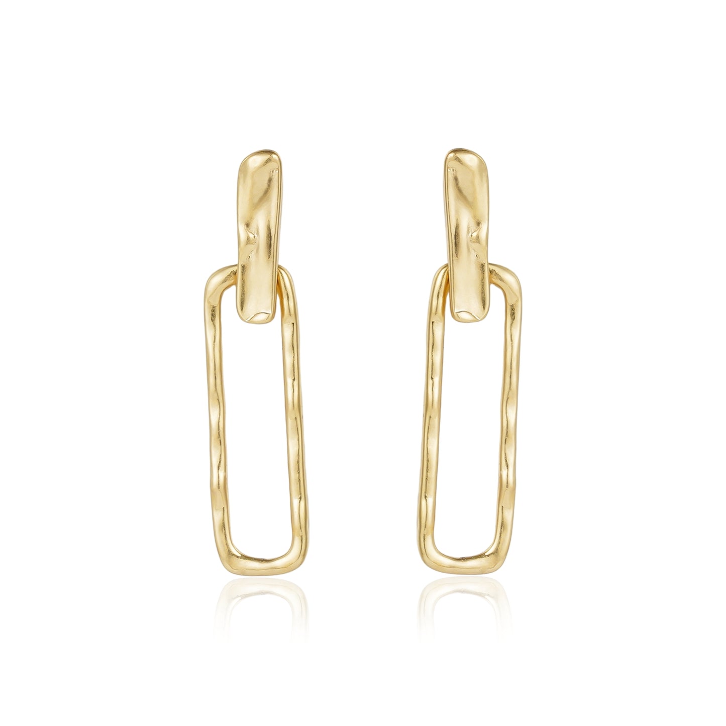 Sleek Loop Drops Earrings