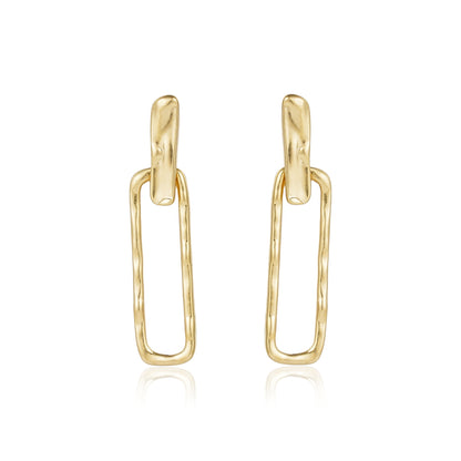 Sleek Loop Drops Earrings