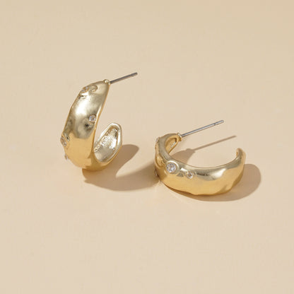 Sculpted Spark Hoops