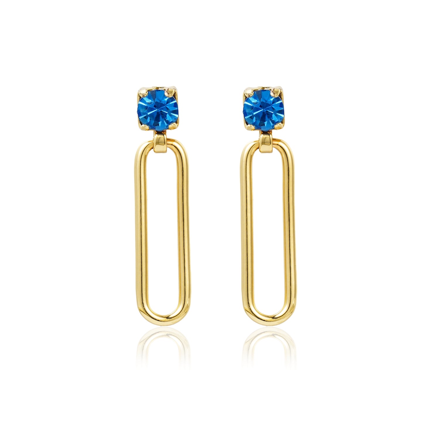 Geo-Crystal  Earrings