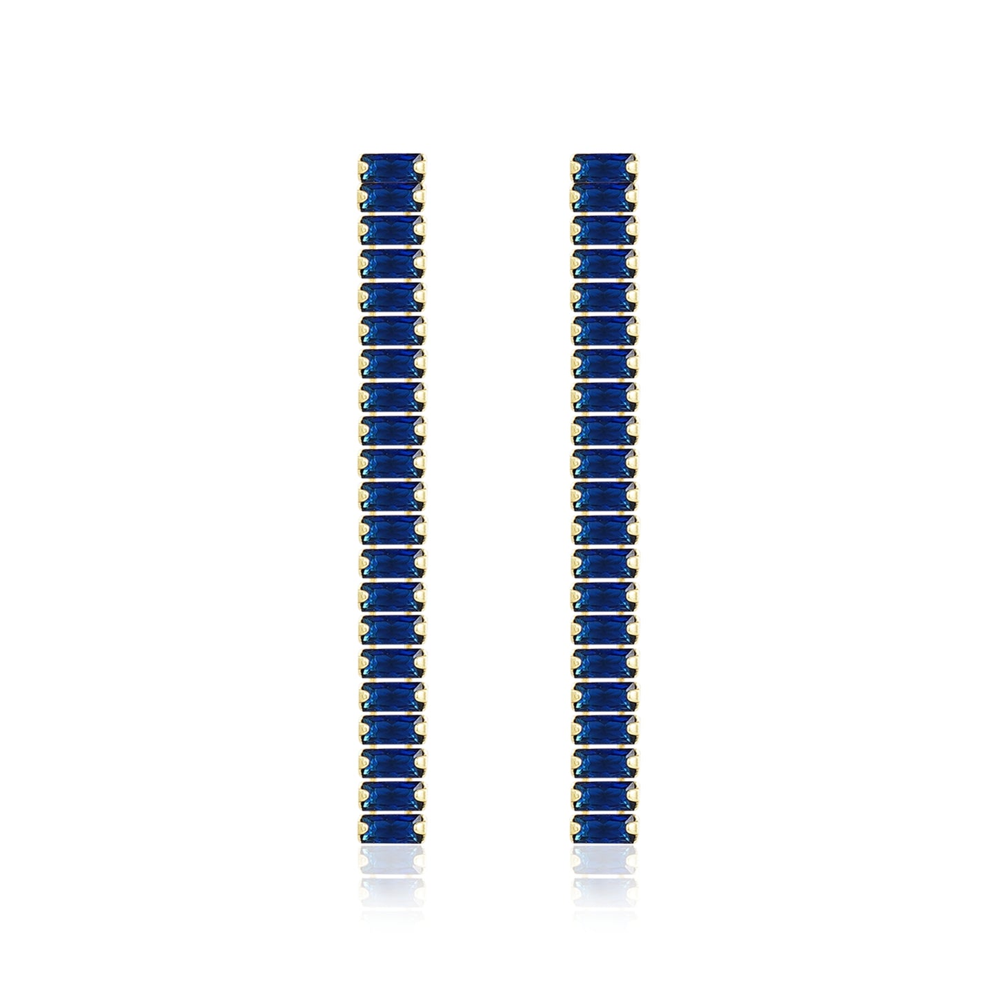 Crystal Beam Earrings