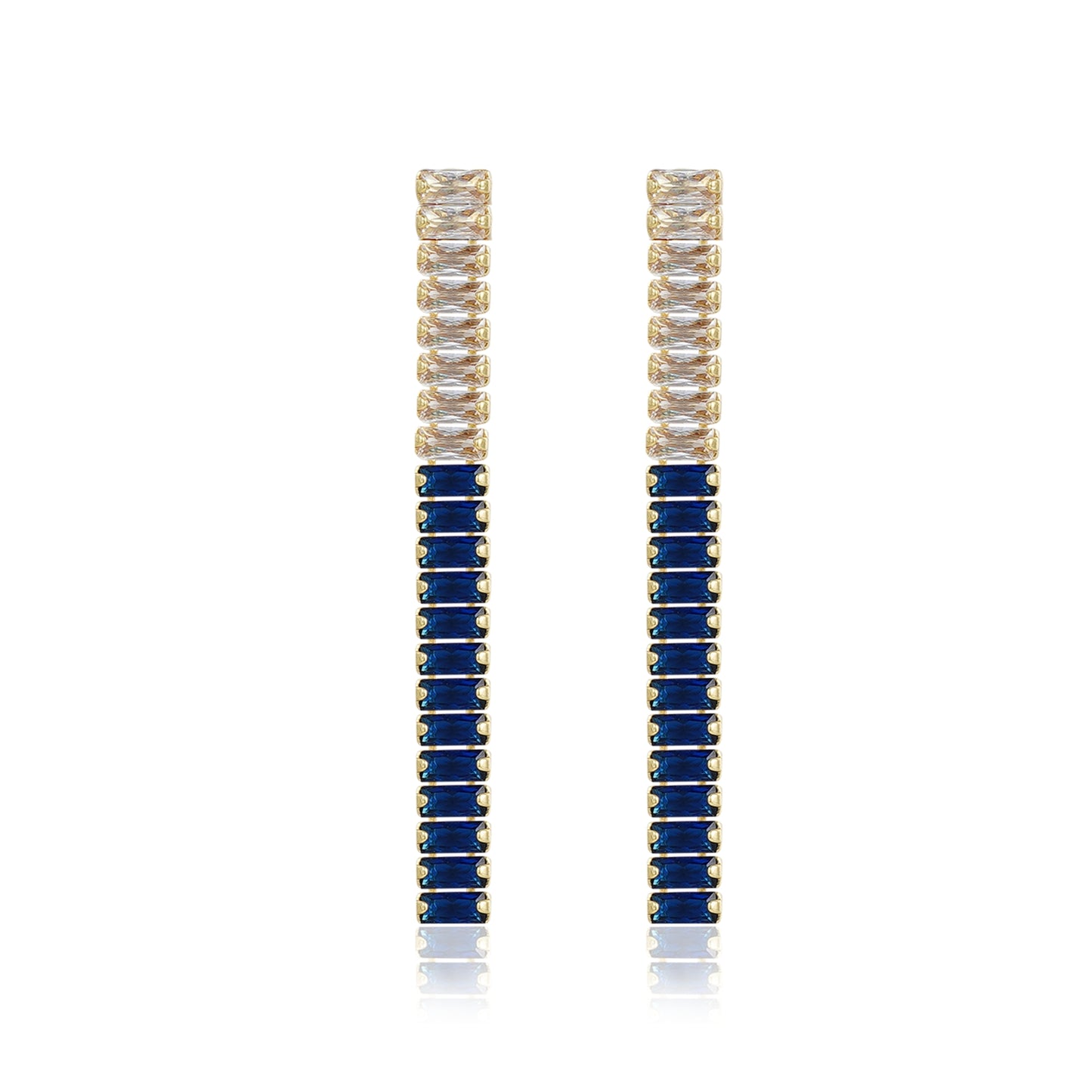 Crystal Beam Earrings