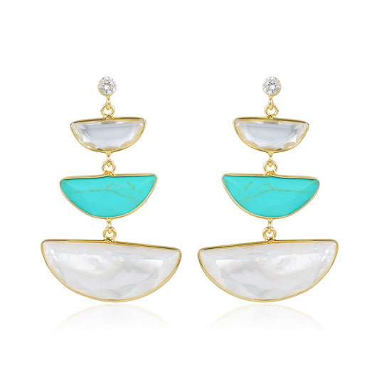Coastal Cascade Earrings