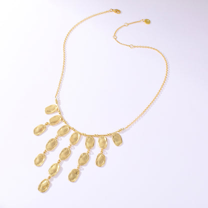Gilded Waterfall Necklace