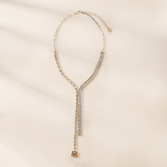 Golden Hour Lariat Necklace