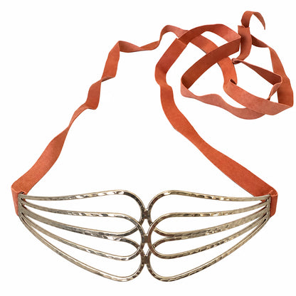 Artisan Organic Wire Jewel Belt | Semi Matte Gold