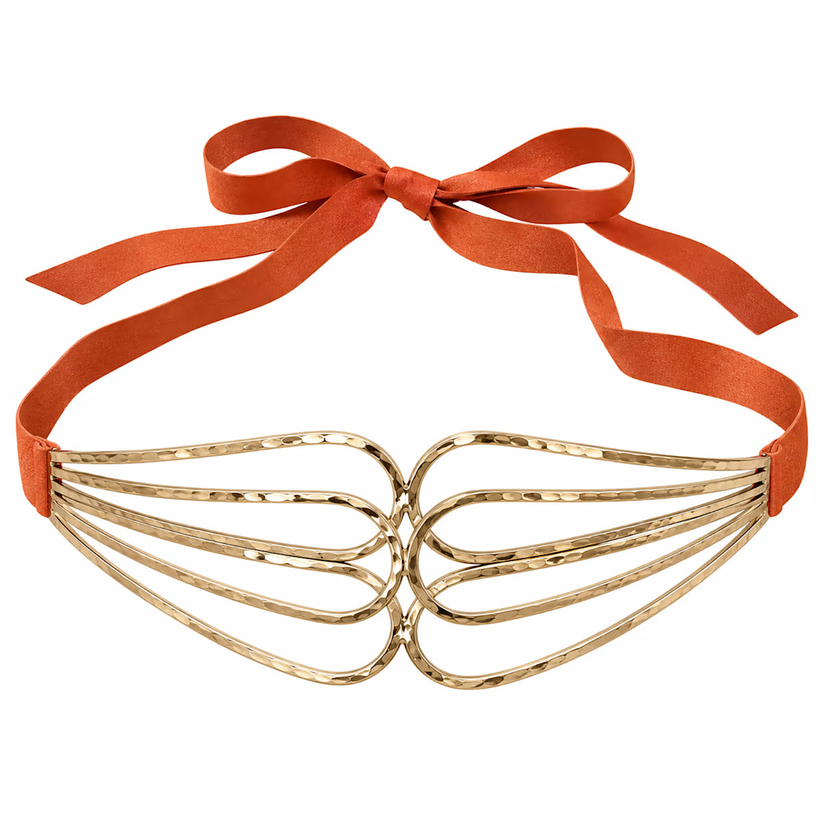 Artisan Organic Wire Jewel Belt | Semi Matte Gold