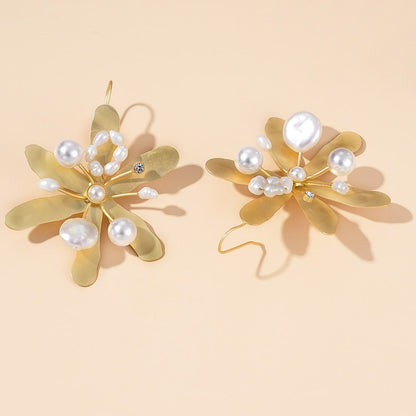 Blossom Pearl Drops Flower Earring
