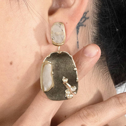 Cascade Gemstone Earring