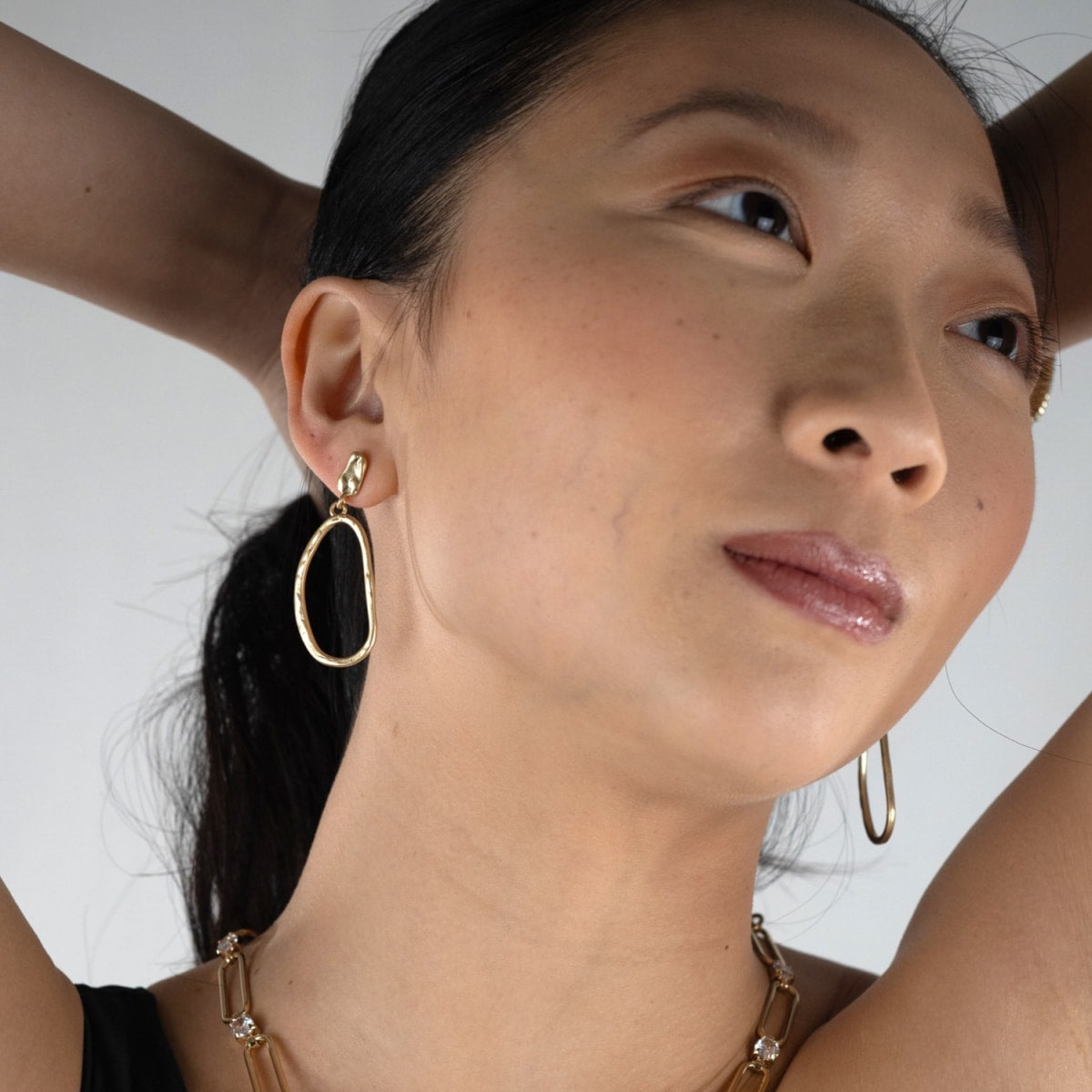 Sculpted Hoops earrings