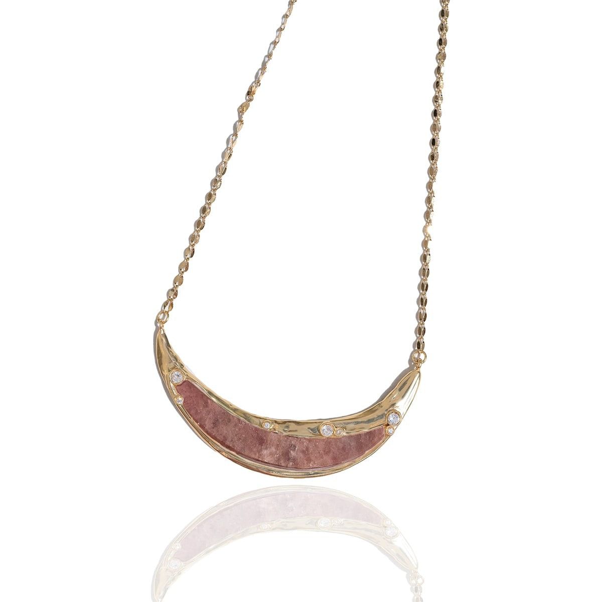 Sparkles Curved Bar Pendant
