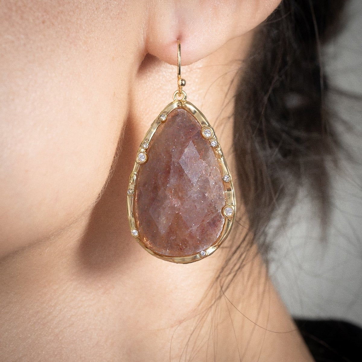 Timeless Nature's Beauty Teardrop Earrings