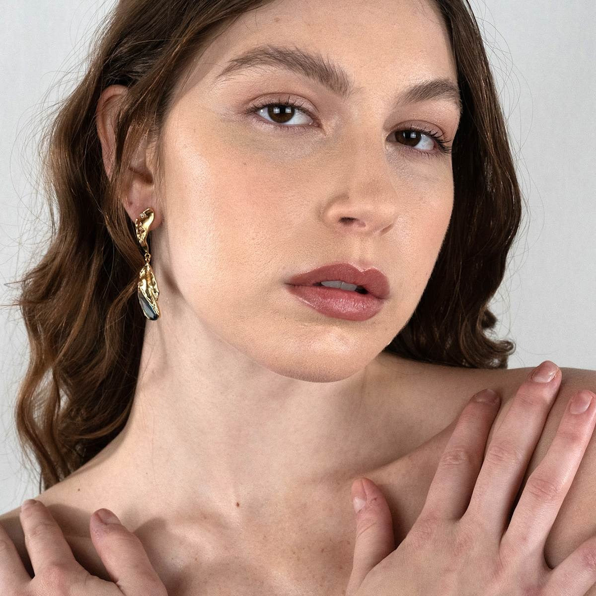 Wave Drop Earrings