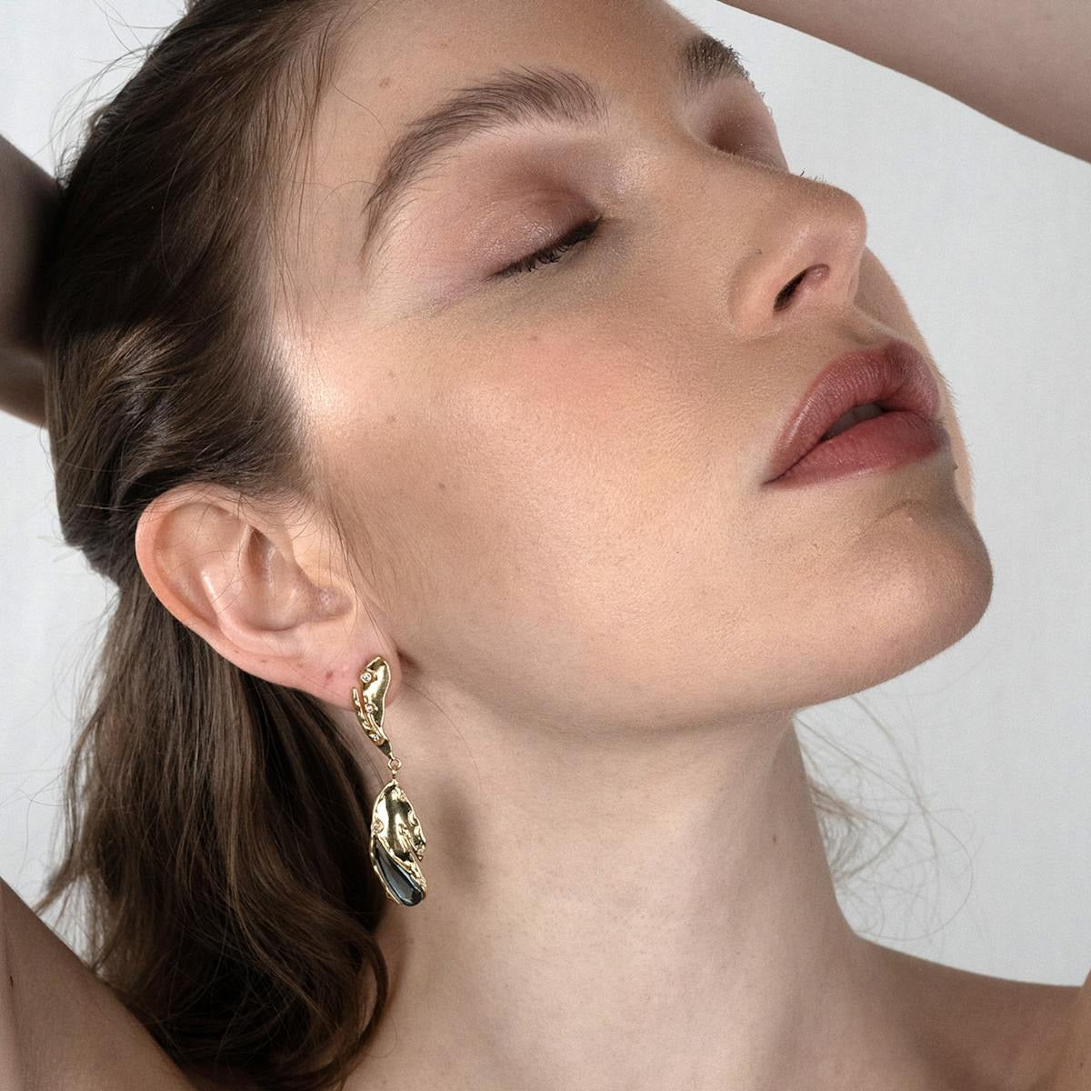 Wave Drop Earrings
