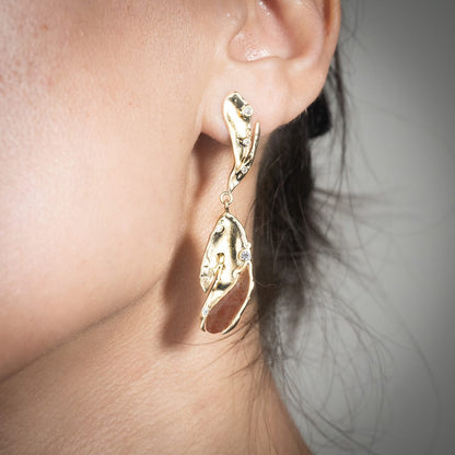 Wave Drop Earrings
