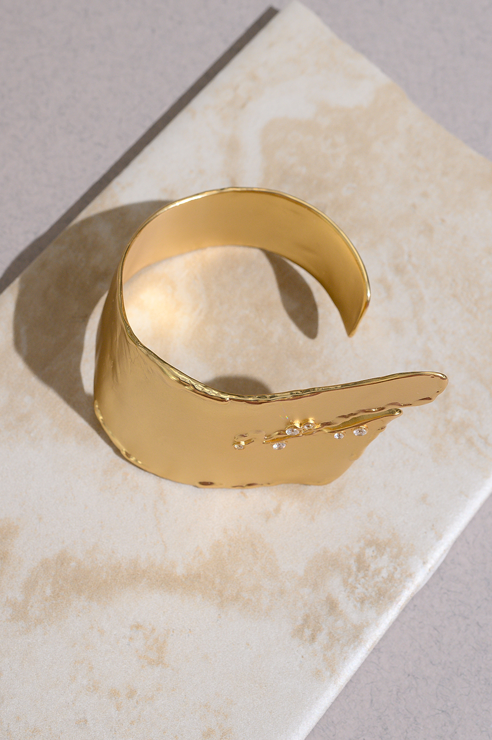 Wabi-Sabi Wanderer Statement Cuff Bracelet