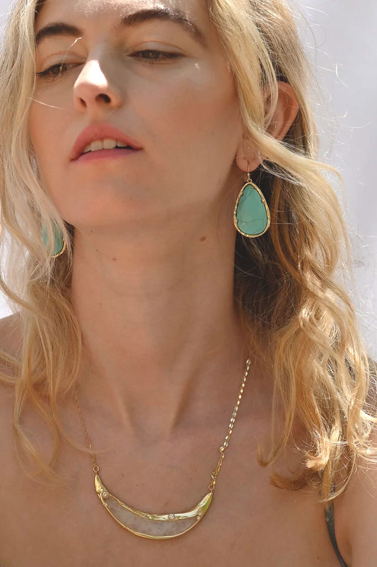 Timeless Nature's Beauty Teardrop Earrings